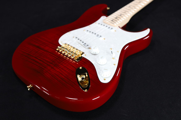 Fender Richie Kotzen Stratocaster Maple Fingerboard Transparent Red Burst 748