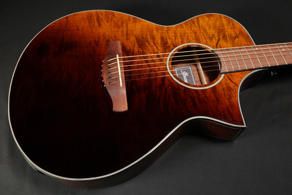 Ibanez Artwood Exotic AEWC32FM Acoustic Electric Amber Sunset 886 - Used