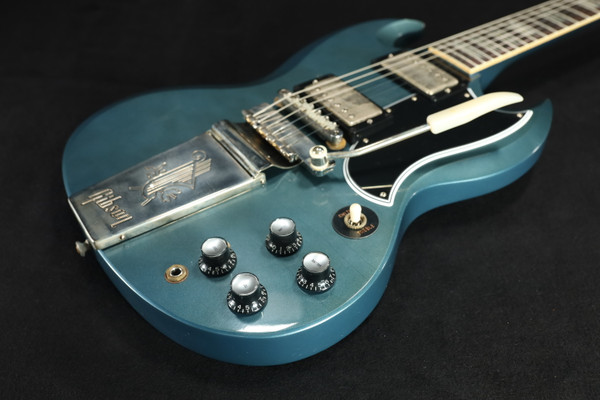 Gibson Custom Shop 1964 SG Standard Reissue w/ Maestro Ultra Light Aged Pelham Blue - SGSR64ULPBNM1 724