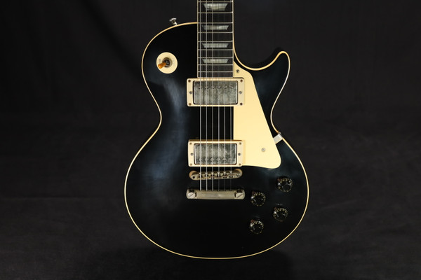 Gibson Custom Shop '58 Les Paul Standard All Ebony Murphy Lab Ultra Light Aged NH 636