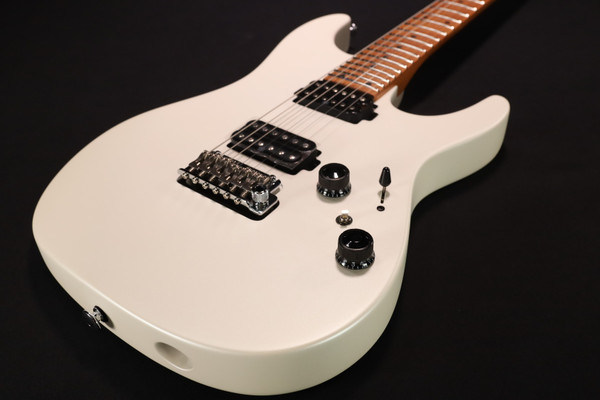 Ibanez AZ2402PWF AZ Prestige 6str Electric Guitar w/Case - Pearl White Flat 306
