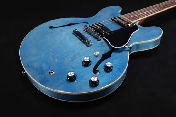 Gibson ES-335 Figured Ocean Blue USA with Case 185 Gibson ES-335 Figured Ocean Blue USA with Case 185
