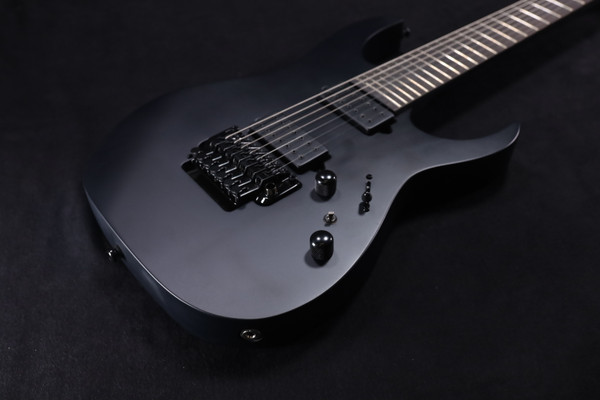 Ibanez RG Iron Label 7str Electric Guitar  Black - RGRB720BKF 039