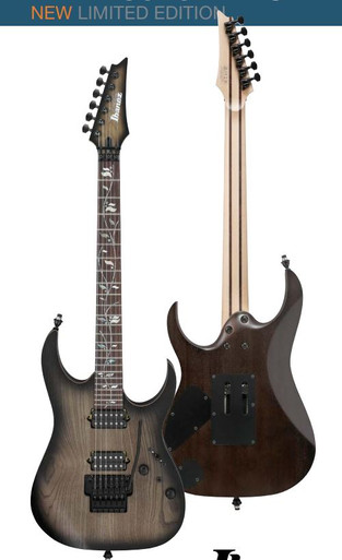 Ibanez J Custom Limited Edition RG8620AHAGF Anvil Gray Burst Flat