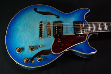 ギター Y1058 gfc GN7-200 Gloss Blue Burst QM 21955_80f70afc-f202-42ab-9527-