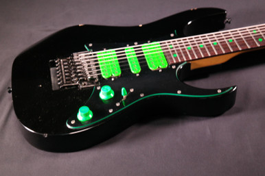1991 Ibanez Universe Black & Green UV7BK 784 - Liberty Music