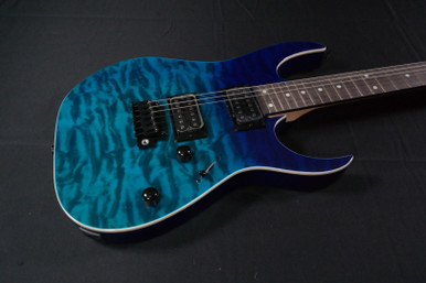 Ibanez GRG120QAASP-BGD Chitarra Elettrica - Serie GIO - Blue Gradiation Con Hardware Nero - Foto 10