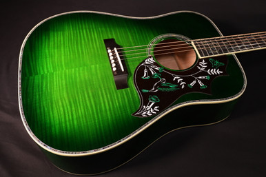 Gibson Hummingbird Ultima Emerald Green CUSTOM ORDER 057 - Liberty