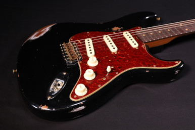 ギター Fender USA Custom Shop 60 Stratocaster Fender Custom Shop '60 Stratocaster Journeyman- Aged Black