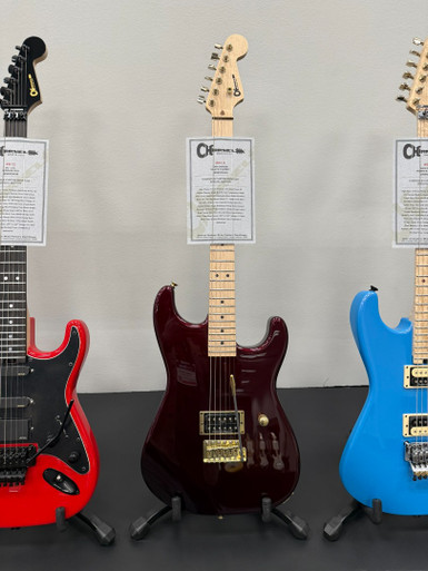 CHARVEL CUSTOM SHOP USA - SPECIAL EDITION SAN DIMAS - BLACK CHERRY