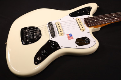 Fender Johnny Marr Jaguar Rosewood Fingerboard Olympic White 384