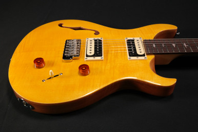 PRS SE Custom 22 Semi-Hollow Santana Yellow 708 - Liberty Music