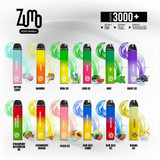 ZUMO 5% NIC DISPOSABLE VAPE 7ML (3000 PUFFS)