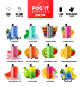 FOG IT BOX 5% SALT NIC DISPOSABLE VAPE 12ML 4000 PUFFS