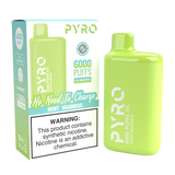 PYRO 5% DISPOSABLE DEVICE 13ML 6000 PUFFS