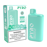 PYRO 5% DISPOSABLE DEVICE 13ML 6000 PUFFS