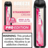 BREEZE SMOKE PRO 5% DISPOSABLE VAPE 6ML 2000 PUFFS (STRAWBERRY CREAM - FLAVOR)

Introducing the Breeze Smoke Pro 5% Disposable Vape in Strawberry Cream Flavor, a 6ml device that offers 2000 puffs of sweet and creamy vaping delight.