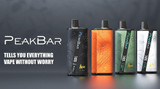 PEAK BAR LUSSO 5% DISPOSABLE VAPE 8200 PUFFS