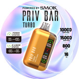 SMOKE PRIV BAR TURBO 15,000 PUFFS