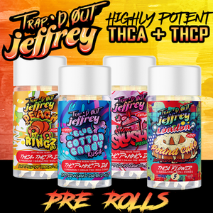 HIXOTIC TRAP'D OUT JEFFREY 1 GRAM THC-A PRE-ROLLS - 5 PACK