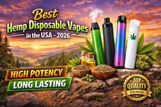 Best Hemp Disposable Vapes in the USA – High Potency & Long Lasting (2026)