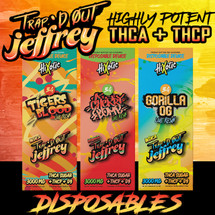 HIXOTIC - Trap'd Out Jeffrey: THCA Sugar + THCP + D9 Live Resin 3G Review