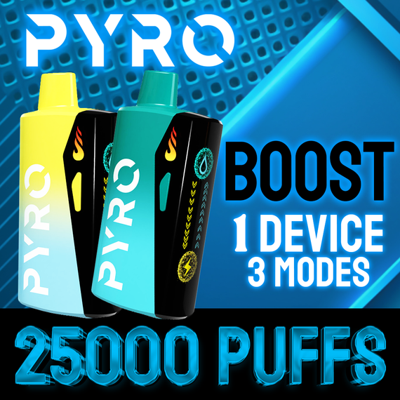 PYRO BOOST 20ML 25,000 PUFFS DISPOSABLE VAPE