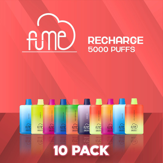 FUME VAPES 5% NICOTINE SALT 5000 PUFFS 11ML RECHARGEABLE DISPOSABLE