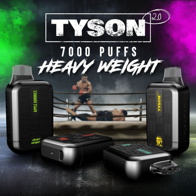 TYSON 2.0 HEAVY WEIGHT 15ML 7000 PUFFS  NICOTIN DISPOSABLE DEVICE