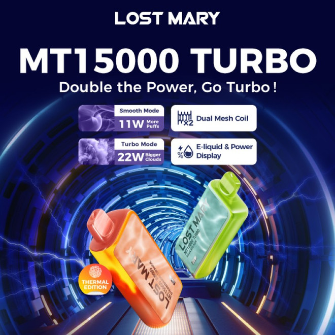 LOST MARY MT15000 TURBO DISPOSABLE VAPE 15000 PUFF