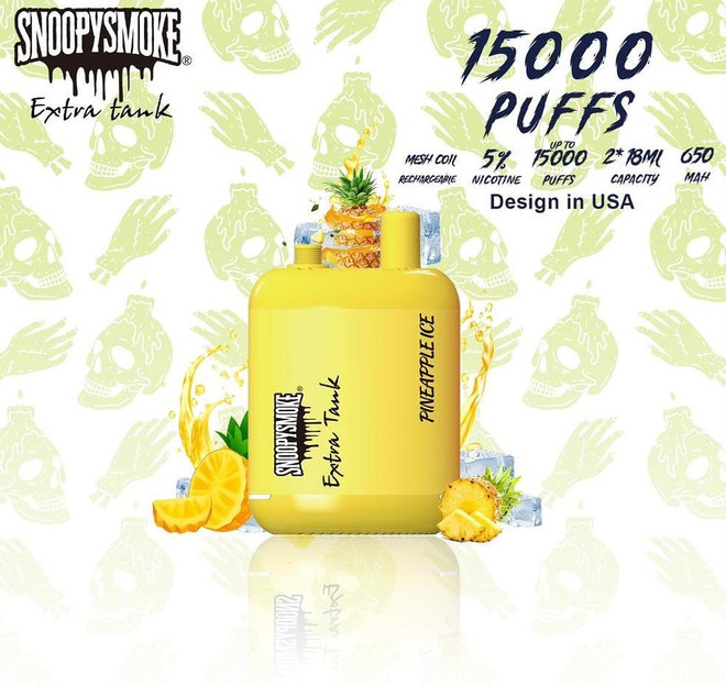 SNOOPY SMOKE EXTRA TANK 15000 PUFFS DISPOSABLE VAPE