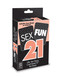 Sex Fun 21 is a blackjack-style adult card game. The gameplay is similar to blackjack with an additional four aces, so the chances of getting “blackjack” increase.