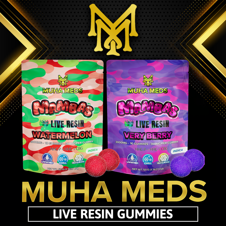 MUHA MEDS Mambas Live Resin 3000mg Gummies