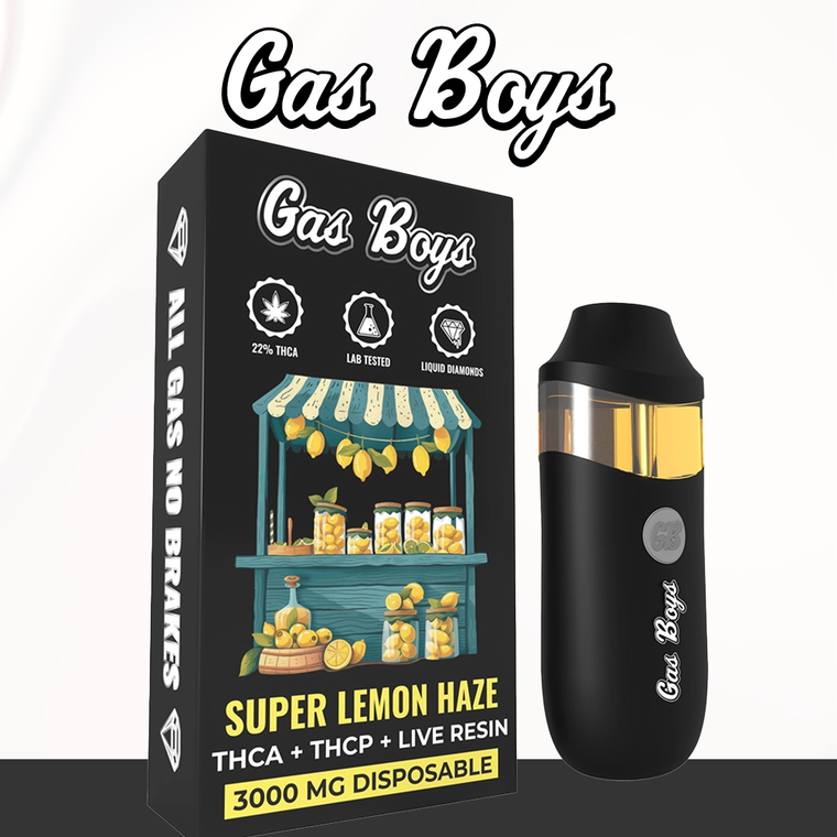 Gas Boys Heavy Hitter THC-A Live Resin Blend 3G Disposable