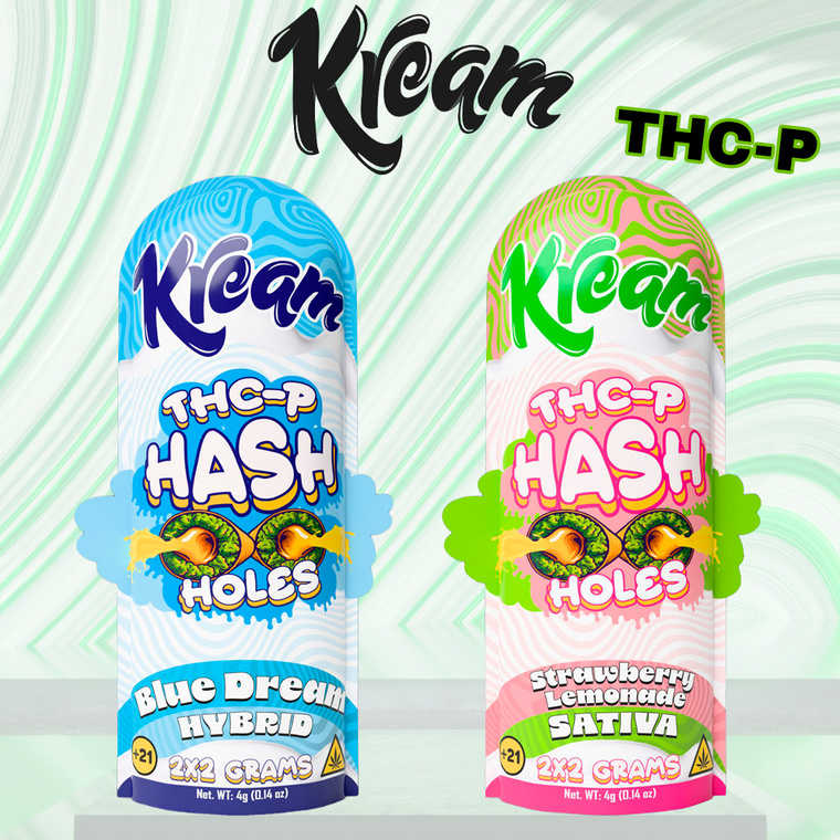 KREAM THC-P Hash Holes – 2 x 2g Pre-Rolls