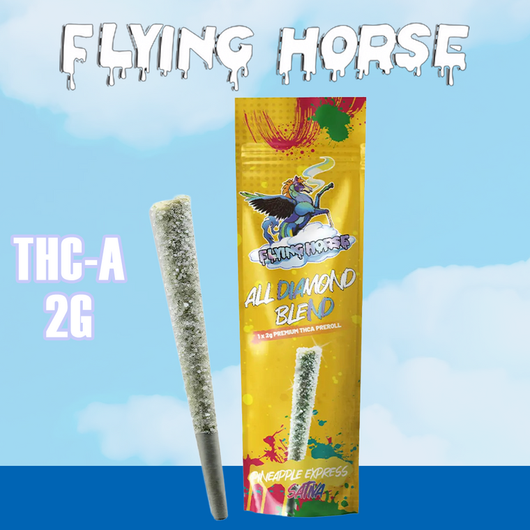 FLYING HORSE ALL DIAMOND 2G THC-A BLEND