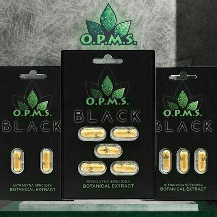 OPMS BLACK KRATOM EXTRACT CAPSULES