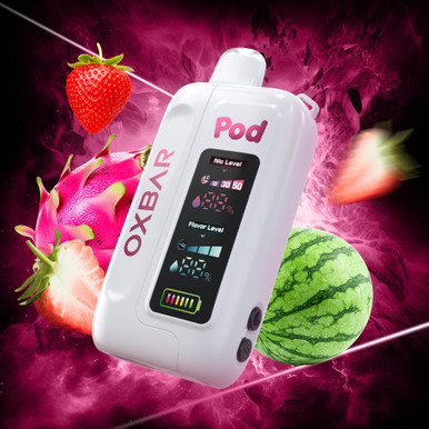 POD JUICE X OXBAR 35,000 PUFFS NIC ADJUSTABLE DISPOSABLE VAPE