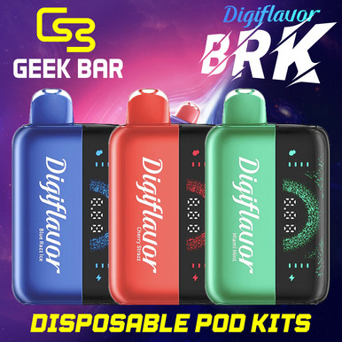 GEEK BAR BRK DIGIFLAVOR 20,000 PUFFS DISPOSABLE POD (FULL KIT)