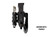 Handcuff / Double Pistol Magazine Carrier Combo - side profile with paddle
