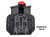 TOURNIQUET/DOUBLE MAGAZINE COMBO CARRIER - back profile with teklok