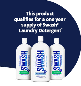 Claim one year supply of Swash™ Laundry Detergent*