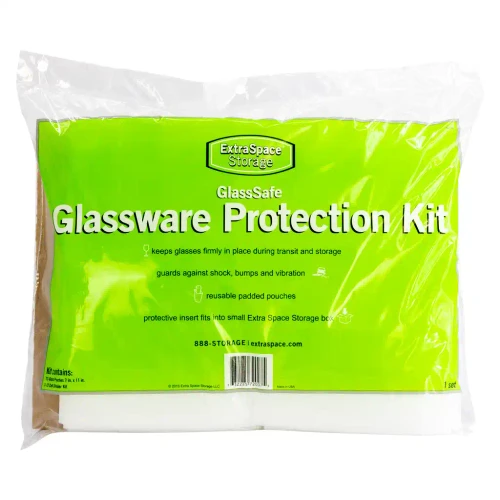 Extra Space GlassGuard Protection Kit - Includes Cardboard Cell Partitions & Pouches (Fits SS-901)