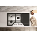 Whirlpool® 36-inch Gas Cooktop with 2-in-1 Hinged Grate to Griddle WCGK7536PS Whirlpool® 36-inch Gas Cooktop with 2-in-1 Hinged Grate to Griddle WCGK7536PS