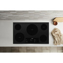 Whirlpool® 36-inch Electric Ceramic Glass Cooktop with Triple Radiant Element WCE97US6KS