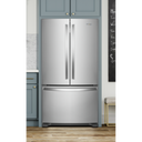 Whirlpool® 36-inch Wide Counter Depth French Door Refrigerator - 20 cu. ft. WRF540CWHZ