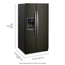 Whirlpool® 36-inch Wide Side-by-Side Refrigerator - 28 cu. ft. WRS588FIHV