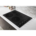 Whirlpool® 30-inch Electric Ceramic Glass Cooktop with Two Dual Radiant Elements WCE77US0HB