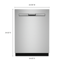 Maytag® Top control dishwasher with Third Level Rack and Dual Power Filtration MDB9959SKZ