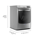 Maytag® Smart Front Load Gas Dryer with Extra Power and Advanced Moisture Sensing Plus - 7.3 cu. ft. MGD8630HC